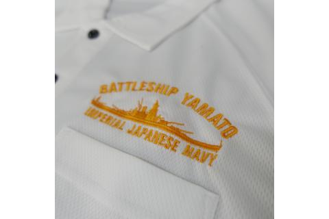 ポロシャツ【戦艦大和】ホワイト　Mサイズ