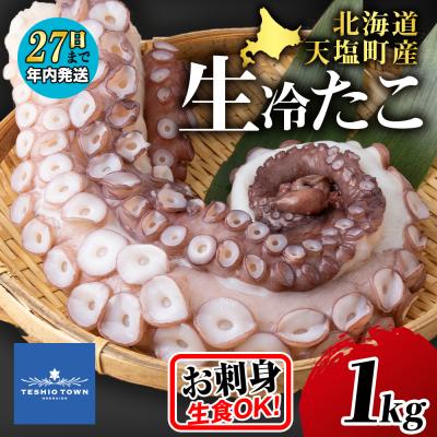ふるさと納税 天塩町 北海道 ☆天塩町産たこ足1kg