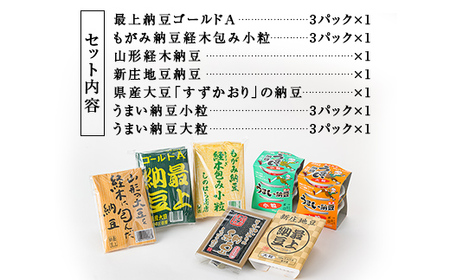 【定期便全3回】最上納豆セット 山形県 新庄市 F3S-2607