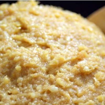 ふるさと納税 茅野市 手作り信州味噌(塩分控えめ味噌)　4kg(樽入り) |  | 01