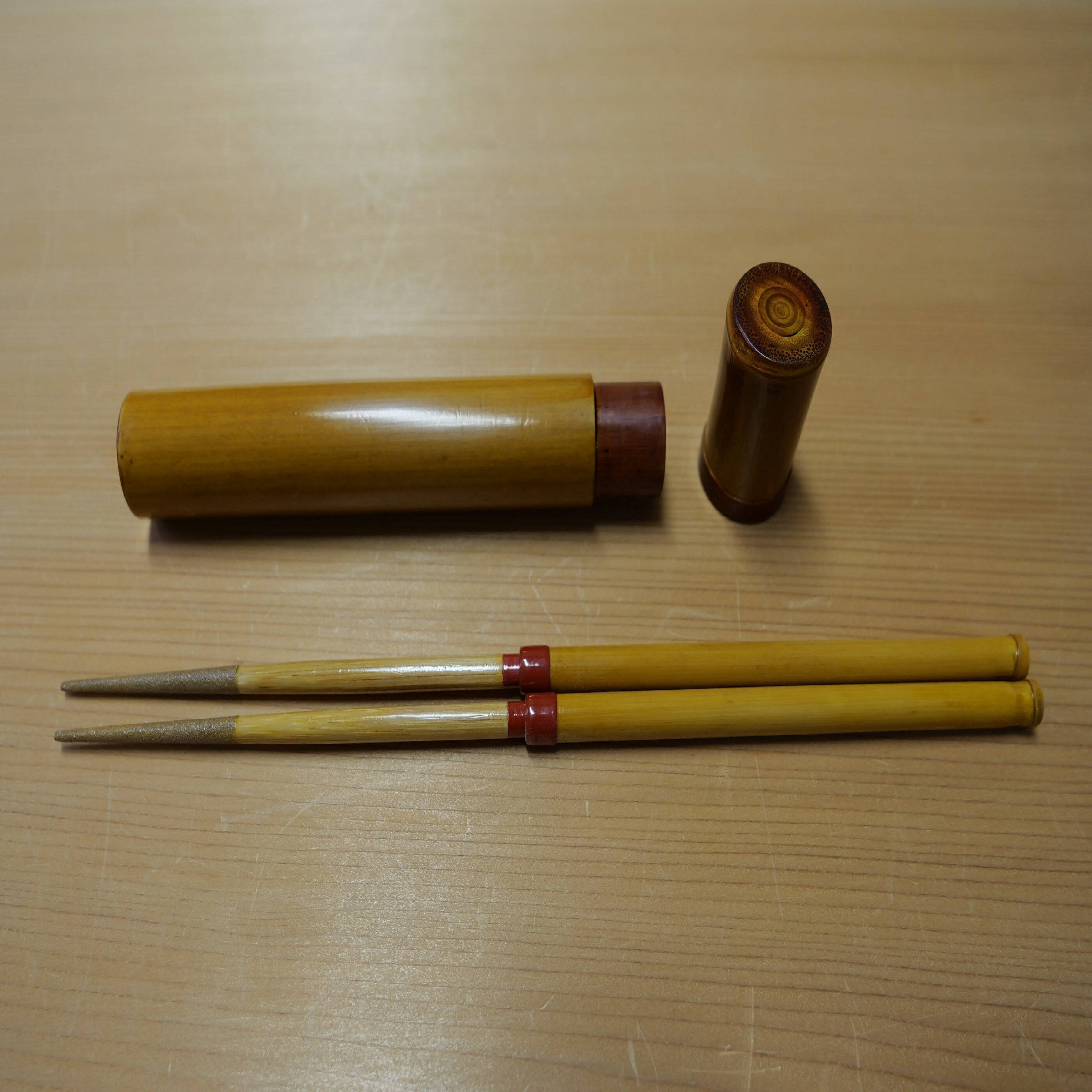 【ふるさと納税】竹甚工房　矢竹（ヤダケ）箸（2本継）（1）（010_5019）