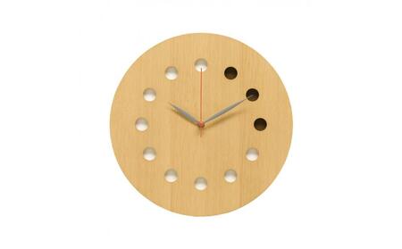 旭川家具　コサイン　掛け時計(カラー)　ナラ|時計_00327