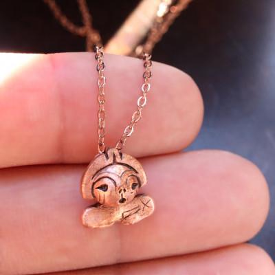 ふるさと納税 山梨県 【Do_goods】縄文ロマンを胸元に 純銅製 土偶「いっちゃん」ネックレス  659-296 |  | 02