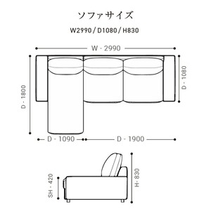 【開梱・設置】FERNAND ソファセット（フェルナンドソファ）選べるカラー _ ソファ 3P カウチ アーム 選べる カラー セレニティ サフィロス スモールフェザー 綿 ウレタン 家具 雑貨 福岡
