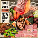 【ふるさと納税】【全12回定期便】《A4〜A5ランク》壱岐牛と旬の野菜定期便《壱岐市》【壱岐市農業協同組合】 [JBO079] 冷凍配送 黒毛和牛 A5ランク 壱岐牛 肉 黒毛和牛 野菜 旬 詰め合わせ 贅沢 BBQ 313000 313000円