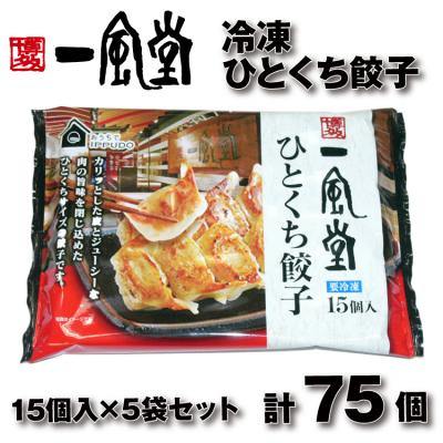 ふるさと納税 新宮町 博多一風堂ひとくち餃子(5セット).ZI363