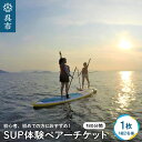 【ふるさと納税】SUP体験 ペアー チケット 1組2名様 (180分)