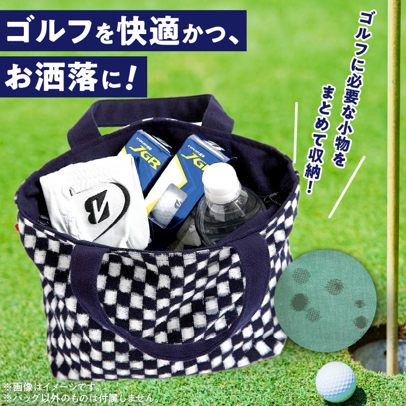 久留米絣ゴルフラウンドトートバック（RK）