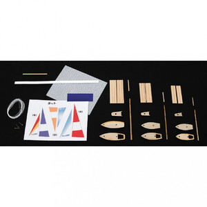 ウッディジョー　ミニ帆船　No.5　ミニヨットセット