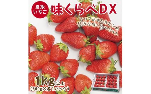 
            味くらべDX 1kg 鳥取いちご【とみハウス】
          