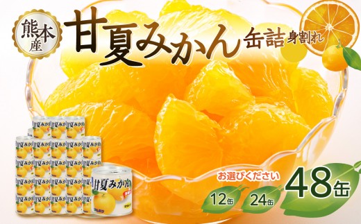 
                  【選べる内容量】甘夏みかん 缶詰 （12缶・24缶・48缶）（身割れ） フルーツ フルーツ缶詰 缶詰 はちみつ 保存食 非常食 防災 備蓄食 かんづめ 缶詰
                