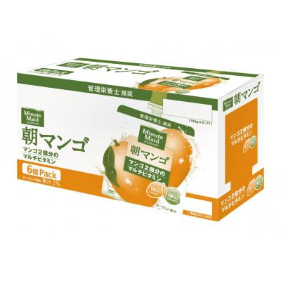 ふるさと納税 長野県 Minute Maid ミニッツメイド 朝マンゴ&朝リンゴ ゼリー飲料 180g×各6袋 計12袋 |  | 01