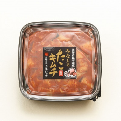 【毎月定期便】みなとのタコキムチ＜北海道釧路町 昆布森産タコ使用＞ 300g×1パック　全3回【配送不可地域：離島】