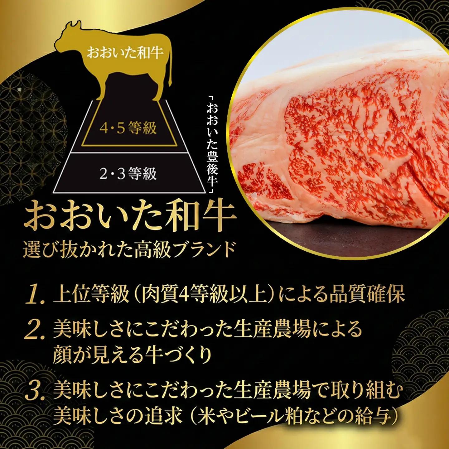 おおいた和牛 ステーキ肉 黒毛和牛／おおいた和牛ステーキ肉400g（200g×2枚） ＜102-522＞