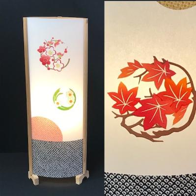 ふるさと納税 泉佐野市 あんどん　あかり　夢あかり　正絹着物生地で作ったおしゃれな行灯　お花のドット　099H266 |  | 01