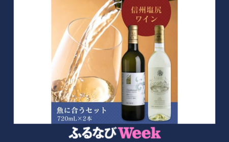 【ふるなびWEEK対象】＜魚に合うセット＞井筒ワイン シャルドネ［樽熟］ 720ml…1本/アルプス スペシャル 白 720ml…1本 | 井筒ワイン 白 ワイン シャルドネ 欧州種 長野県 塩尻市 FN-Limited