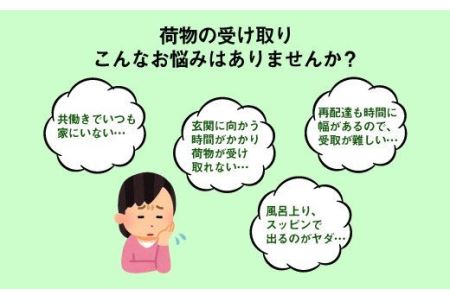 宅配ボックス 置き型 木目タイプ (パッソウォール) 荷物受け