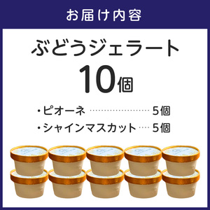 ぶどうジェラート 10個入【065D-020】