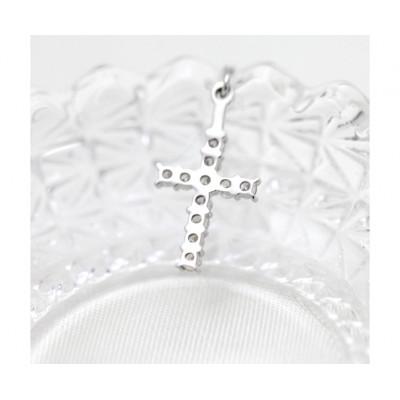 ふるさと納税 韮崎市 ピアス プラチナ PT900 ダイヤモンド 0.4ct 十字架モチーフ 【f089-pt】 |  | 03