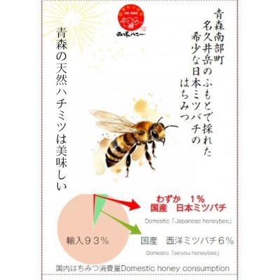 ふるさと納税 南部町 青森県南部町　日本ミツバチのはちみつ　希少な百花舞蜜2種セット(150g+170g) |  | 02