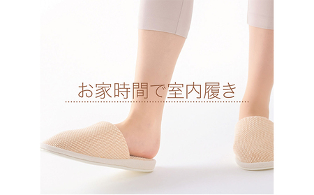 【抗菌・消臭期待】タフで清潔！柿渋染めのスリッパ（柿渋｜Lサイズ）