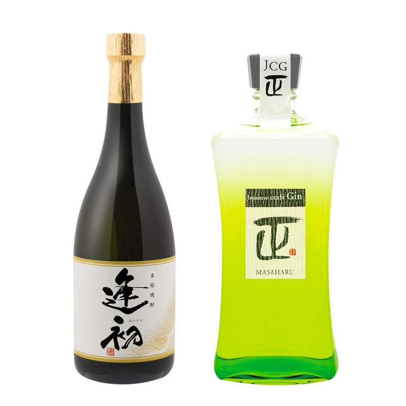 やまや蒸留所　3品評会　受賞セット　逢初・クラフトジンMASAHARU　各720ｍｌ＜1.2-8＞