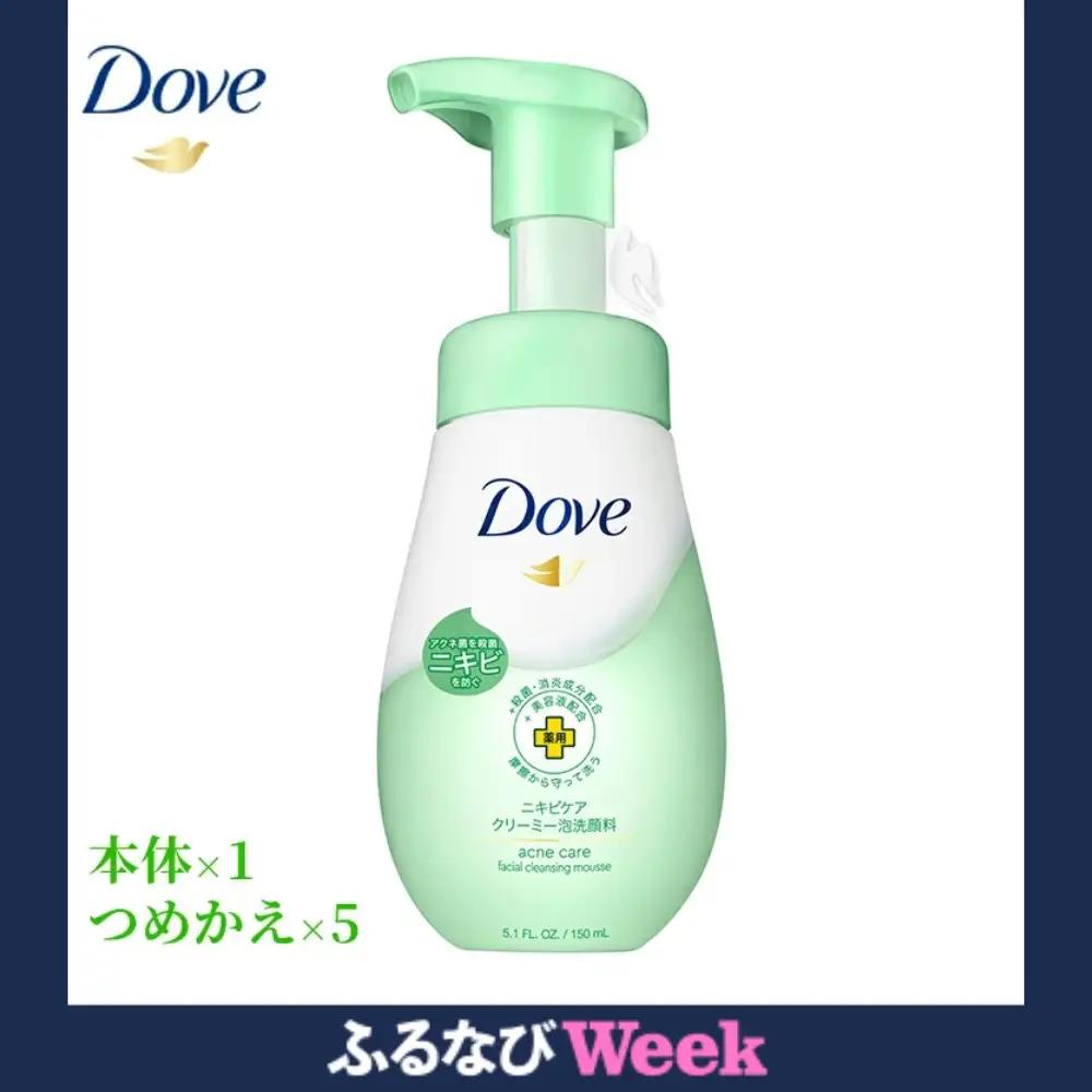 【ふるなびWEEK対象】ダヴ Dove ニキビケア クリーミー泡洗顔料（本体×1＋つめかえ×5）｜洗顔料 
