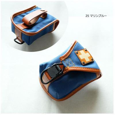 ふるさと納税 東大阪市 木の庄帆布 スコープケース SCOPE CASE 小物入れ【マリンブルー】
