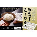 【ふるさと納税】氷温熟成 パックご飯 定期便 米 144パック ( 180g × 12パック × 12ヶ月 ) お米 こしひかり 新潟 南魚沼 魚沼産 南魚沼産 パックごはん レトルトご飯 | お米 こめ 白米 コシヒカリ 食品 人気 おすすめ 送料無料 魚沼 南魚沼 新潟県