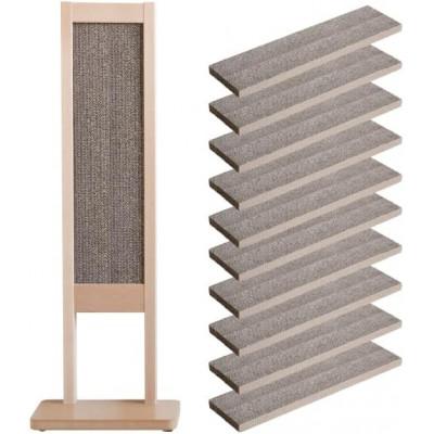 ふるさと納税 南砺市 「木製 爪とぎスタンド+交換用ダンボール10枚」