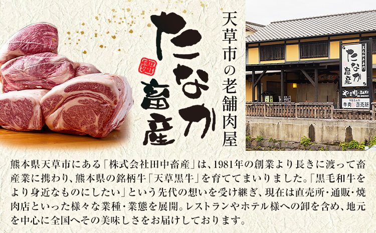 【6ヶ月定期便】 黒毛和牛 切り落とし 小分け 1kg 定期便 A4～A5ランク 田中畜産 《お申込み月の翌月から出荷開始》 熊本県 苓北町 ミシュラン ビブグルマン 国産 肉 牛肉 黒毛 和牛 赤身