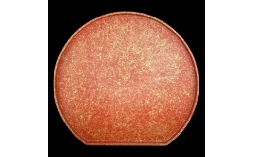 
            【選べる4色】木製 半月トレイ 乱糸（マット仕上げ）
          