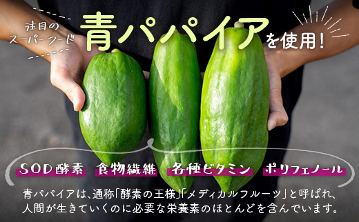 青パパイアドレッシング（200ml×4本）国産 万能 調味料【A249】