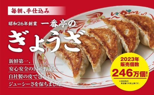 
										
										一番亭の冷凍餃子42個セット+正油らーめん2食セット【 ぎょうざ 静岡県 三島市 】
									