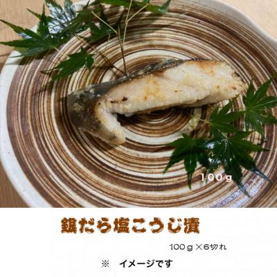 ふるさと納税 伊東市 銀だら塩麹漬(100g×6切れ)