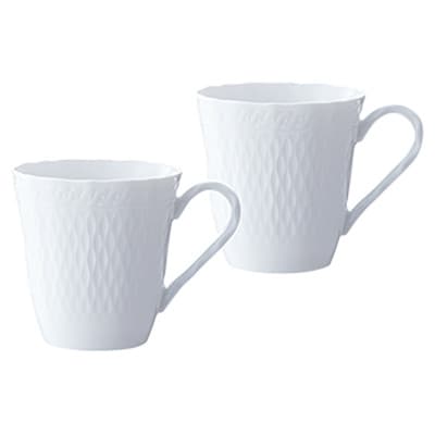ノリタケ【シェール ブラン】マグカップペア【1645281】