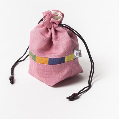 ふるさと納税 奈良市 鴻月 バルーンシルエット型ポーチ ピンク KOOKB1