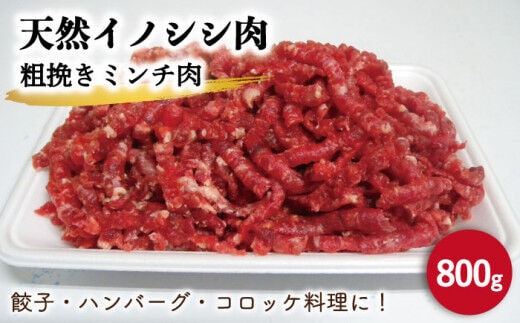 
										
										ジビエ 天然イノシシ肉 粗挽きミンチ肉 800g【照本食肉加工所】 [OAJ017]
									