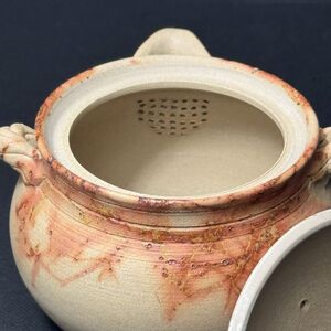 仁　14号綱耳付藻掛宝瓶（木）1－183｜陶器 やきもの 焼き物 手作り 谷川仁 職人 伝統工芸品 急須 常滑焼愛知県 常滑市