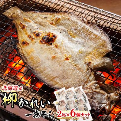 ふるさと納税 釧路町 ＜北海道産＞柳かれいを一夜干しに!「柳かれい一夜干し」2枚×6個セット