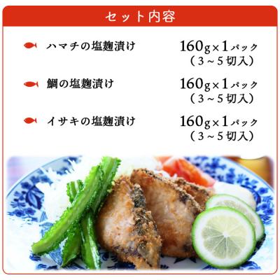 ふるさと納税 西予市 漁師直送　無添加　夏の塩麹　三種セット(愛媛県西予市明浜産) |  | 02