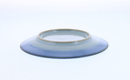 【美濃焼】スモークリース 印花型 5.0皿 3.6小鉢 各4点 合計8点 セット ブルー【カネ定製陶】[MEI211-1]