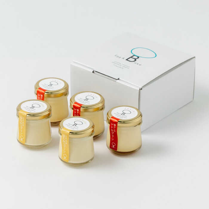 【ふるさと納税】えこびとのレトロプリンとはちみつプリン2種セット（計5個） / プリン おやつ はちみつ 洋菓子 デザート / 佐賀県 / 株式会社中村 [41AJCN009]