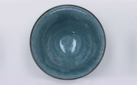 【美濃焼】陽だまり 茶碗 ペアセット 夏【山勝美濃陶苑】HDM-3053FW 食器 ご飯茶碗 ペア 夫婦 カップル 飯碗 ご飯 ブルー ネイビー 青 紺 和食器 和風 シンプル おしゃれ 送料無料 [