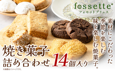 お菓子 クッキー 焼き菓子 詰め合わせ 14個 セット 焼き菓子屋 fossette+ | お菓子 焼菓子
