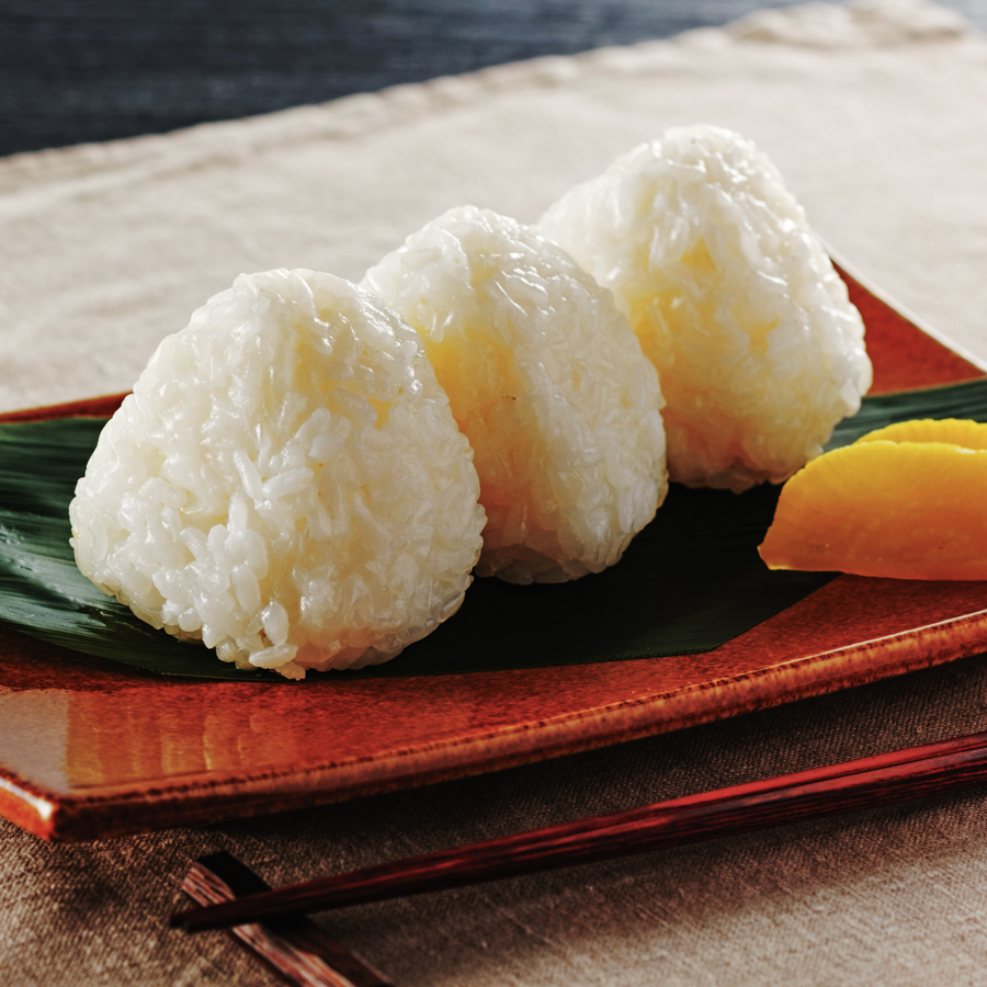 ＜アイガモの谷口＞”農薬不使用栽培米”「塩おむすび」12個