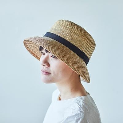 ふるさと納税 春日部市 春日部市伝統工芸品 田中帽子店女性用麦わら帽子カサブランカ頭囲58cmUK-H042-NA-L |  | 03