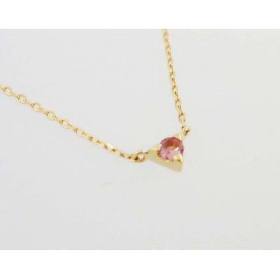 ふるさと納税 中央市 K18イエローゴールドピンクトルマリンネックレス |  | 01