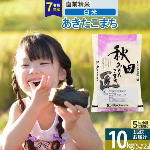 【白米】＜令和7年産＞ 秋田県産 あきたこまち 10kg (5kg×2袋) 10キロ お米 匠 精米10kg [サンファーム西木 白米 あきたこまち ごはん 米 お米]