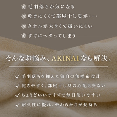 AKINAI 極ふわミニバスタオル 同色2枚セット(アッシュブルー) 【I004830MBT2AB】
